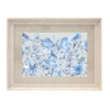 Floral Blue Wall Art - Floella  Framed Print Birch/Delft Blue Voyage Maison