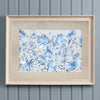 Floral Blue Wall Art - Floella  Framed Print Birch/Delft Blue Voyage Maison