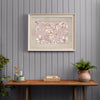 Floral Purple Wall Art - Floella  Framed Print Birch/Viola Voyage Maison