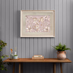 Floral Purple Wall Art - Floella  Framed Print Birch/Viola Voyage Maison