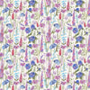 Voyage Maison Florabunda Printed Cotton Fabric in Bluebell/Cream