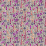 Voyage Maison Florabunda Printed Cotton Fabric in Fuchsia Pink