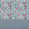 Voyage Maison Florabunda 1.4m Wide Width Wallpaper in Cornflower