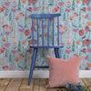 Voyage Maison Florabunda 1.4m Wide Width Wallpaper in Cornflower