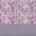 Voyage Maison Florabunda 1.4m Wide Width Wallpaper in Fuchsia