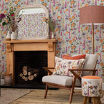 Voyage Maison Florabunda 1.4m Wide Width Wallpaper in Russett