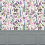 Voyage Maison Florabunda 1.4m Wide Width Wallpaper in Verde/Linen