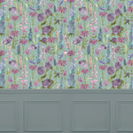 Voyage Maison Florabunda 1.4m Wide Width Wallpaper in Verde