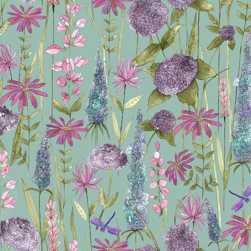 Voyage Maison Florabunda 1.4m Wide Width Wallpaper in Verde