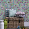 Voyage Maison Florabunda 1.4m Wide Width Wallpaper in Verde