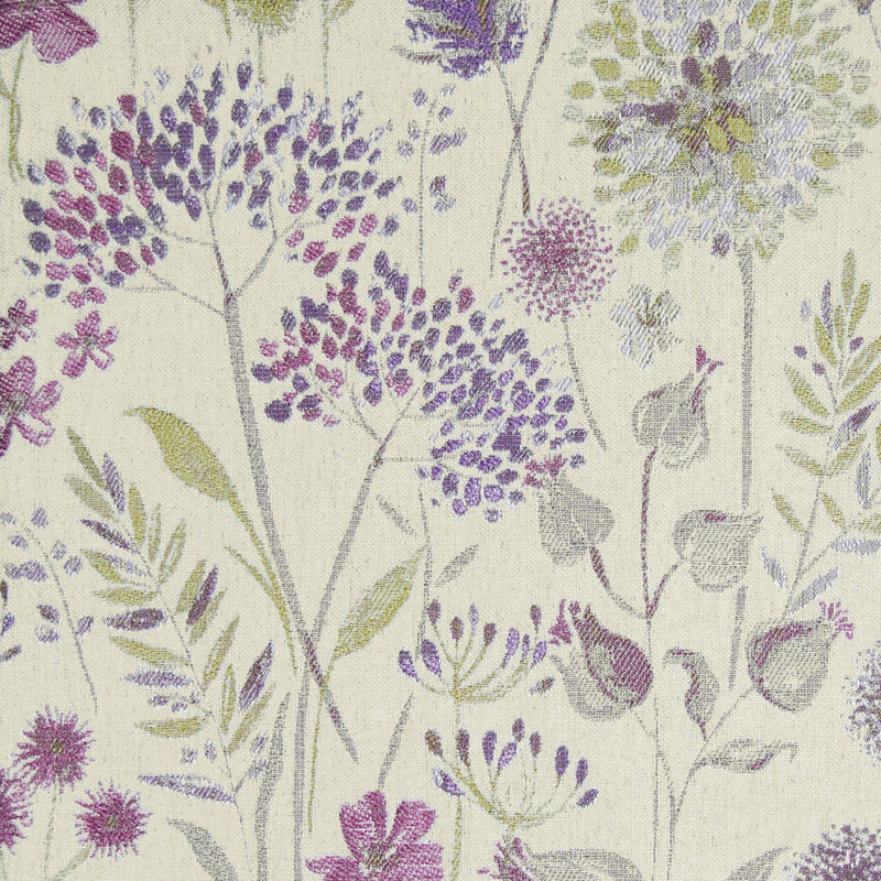 Flora Cream Fabric Sample Swatch Heather