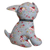 Essentials Floral Dog Novelty Door Stop in Grey