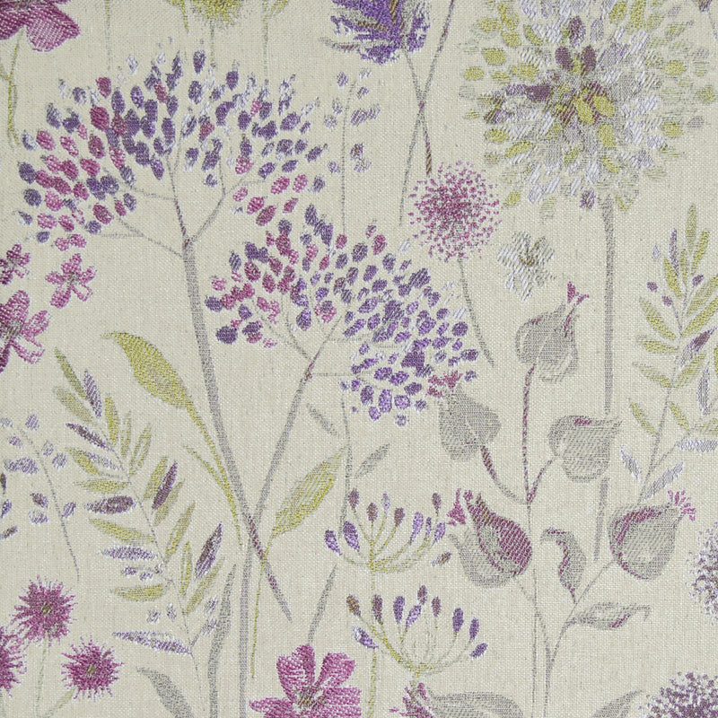 Flora Linen Fabric Sample Swatch Heather