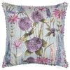 Floral Purple Cushions - Florabunda Printed Cushion Cover Square Voyage Maison