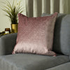 Paoletti Florence Embossed Velvet Cushion Cover in Blush