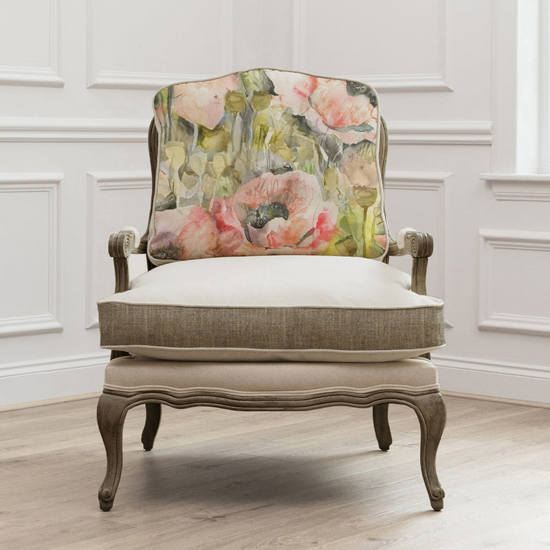 Floral Pink Furniture - Papavera Florence Stone Chair Sweetpea Voyage Maison