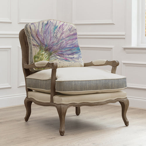 Floral Purple Furniture - Expressive Thistle Florence Stone Chair  Voyage Maison