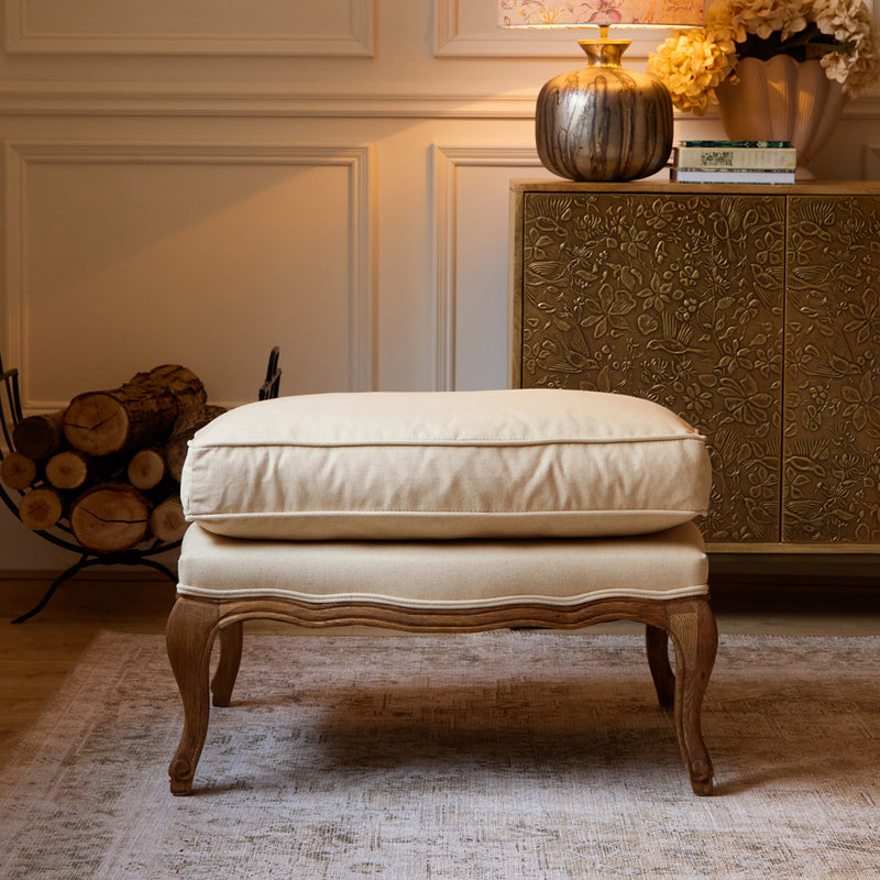 Florence Footstool Oak