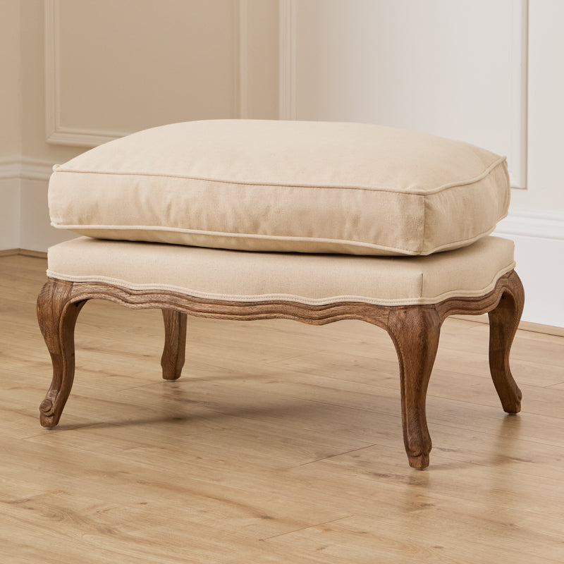 Florence Footstool Oak