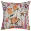 Floral Orange Cushions - Florabunda Printed Cushion Cover Square Voyage Maison