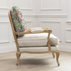 Floral Pink Furniture - Fairytale Bristles Printed Florence Chair Oak/Dawn Voyage Maison