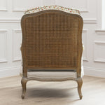 Floral Orange Furniture - Fresia Printed Florence Chair Oak/Linen Voyage Maison