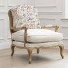 Floral Pink Furniture - Ilinizas Printed Florence Chair Oak/Poppy Voyage Maison