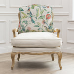 Animal Blue Furniture - Colyford Printed Florence Chair Oak/Pomegranate Voyage Maison