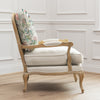 Animal Blue Furniture - Colyford Printed Florence Chair Oak/Pomegranate Voyage Maison