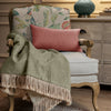 Animal Blue Furniture - Colyford Printed Florence Chair Oak/Pomegranate Voyage Maison