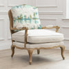 Woodland Green Furniture - Wilderness Printed Florence Chair Oak/Topaz Voyage Maison