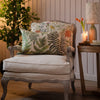 Floral Orange Furniture - Delamere Printed Florence Chair Stone/Linen Voyage Maison