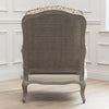 Floral Orange Furniture - Fresia Printed Florence Chair Stone/Linen Voyage Maison