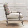 Floral Pink Furniture - Hedgerow Printed Florence Chair Stone/Lotus Voyage Maison