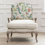 Animal Blue Furniture - Colyford Printed Florence Chair Stone/Pomegranate Voyage Maison