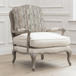 Animal Beige Furniture - Whimsical Tale Printed Florence Chair Stone/Willow Voyage Maison