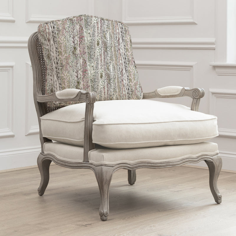 Animal Beige Furniture - Whimsical Tale Printed Florence Chair Stone/Willow Voyage Maison