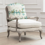 Woodland Green Furniture - Wilderness Printed Florence Chair Stone/Topaz Voyage Maison