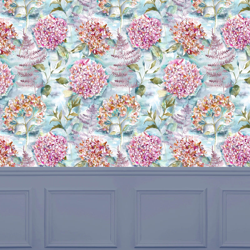 Voyage Maison Flourish 1.4m Wide Width Wallpaper in Fig