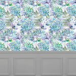 Voyage Maison Flourish 1.4m Wide Width Wallpaper in Teal