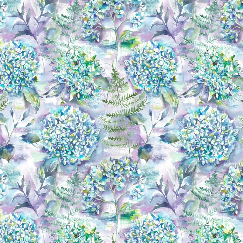 Flourish Wallpaper Sample Teal