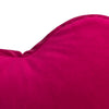 heya home Flower Velvet Reversible Ready Filled Cushion in Hot Pink