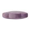 heya home Flower Velvet Reversible Ready Filled Cushion in Lilac