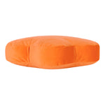 heya home Flower Velvet Reversible Ready Filled Cushion in Orange