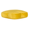 heya home Flower Velvet Reversible Ready Filled Cushion in Yellow