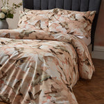 EW by Edinburgh Weavers Flyway Exotic Piped Duvet Cover Set in Blush