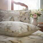 EW by Edinburgh Weavers Flyway Exotic Piped Duvet Cover Set in Natural