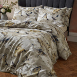 EW by Edinburgh Weavers Flyway Exotic Piped Duvet Cover Set in Natural