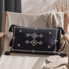 Yard Folis Cushion Cover in Black