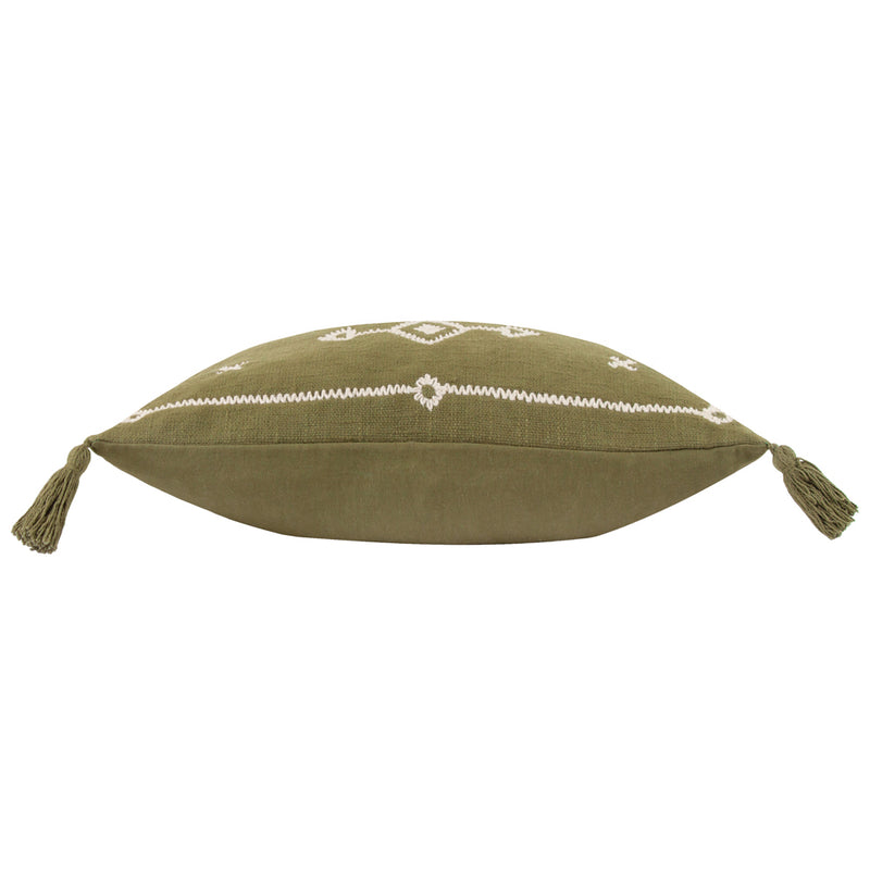 Yard Folis Cushion Cover in Khaki